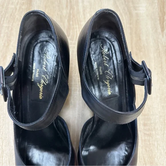 Robert Clergerie Black Wedges - Picture 3 of 11